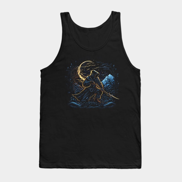 MOONLIGHT REAPER Tank Top by Follow The Blood